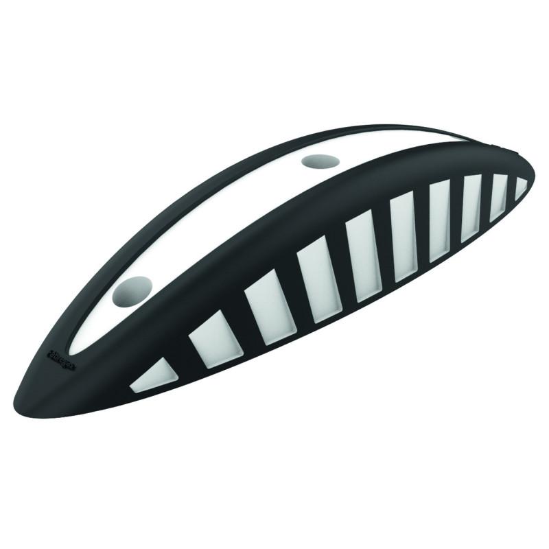 Séparateur de voies en plastique recyclé - Bande réfléchissante - Forme large et lisse - 6,40 kg_0