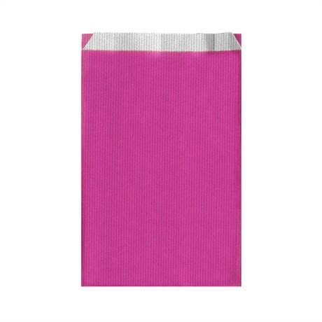 SACHET PLAT UNI 19+8X35 CM FUCHSIA (VENDU PAR 250)