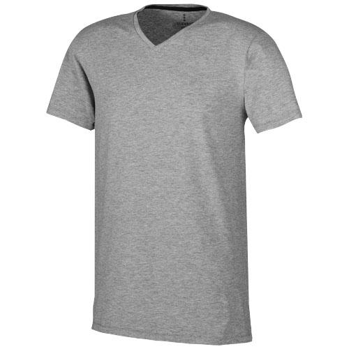 T-shirt bio manches courtes pour homme - Kawartha 38016965 - col V en coton biologique et élasthanne 200 g/m²_0