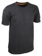 T-shirt gris et orange - 100% coton 180 g/m² - Tailles S à 3XL - Confortable et respirant_0