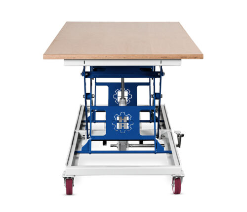 Table élévatrice pour les grandes pièces - ZEUS - capacité 300 kg - hauteur réglable 400 à 1010 mm_0
