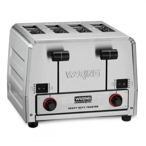 Toaster professionnel 4 fentes pour usage intensif avec commandes électronique 380 tranches/h - WCT850E_0