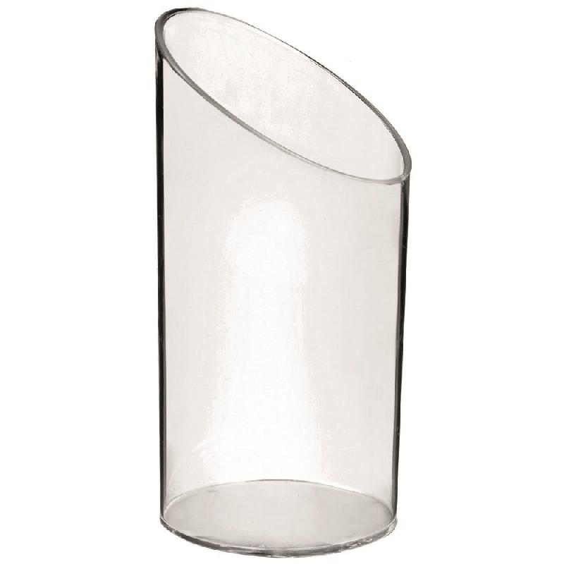 Verrine tube biseauté PS 80 ml Ø4x8.4/6 cm - par 200_0