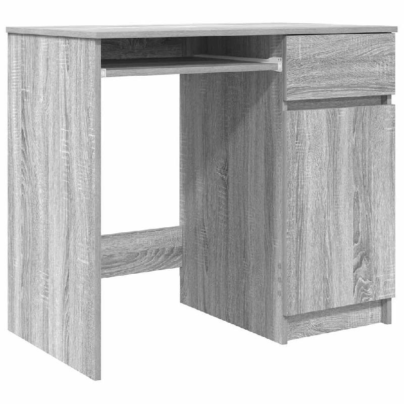 VidaXL Bureau sonoma gris 86x49x76 cm bois d'ingénierie Modèle Vega Master Signature - 861828_0
