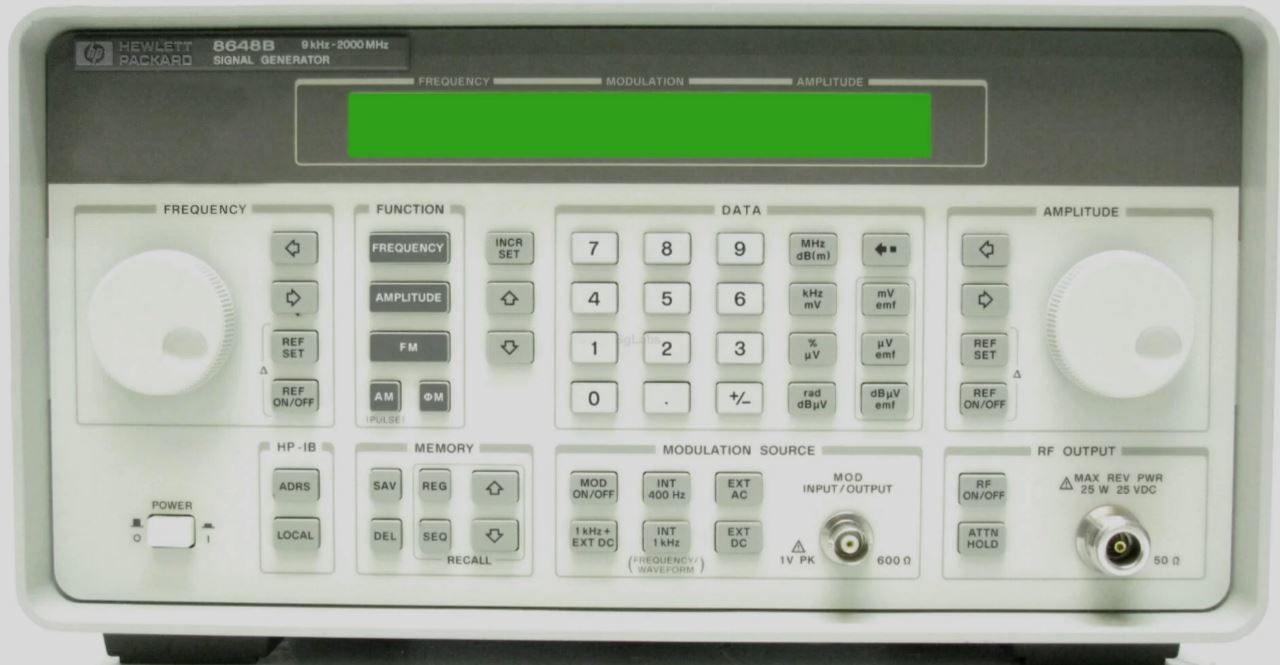 8648b - Générateur de signaux - Keysight Technologies (Agilent / HP) - 9 kHz à 2000 MHz - Synthétisé avec modulation d'impulsions optionnelle_0