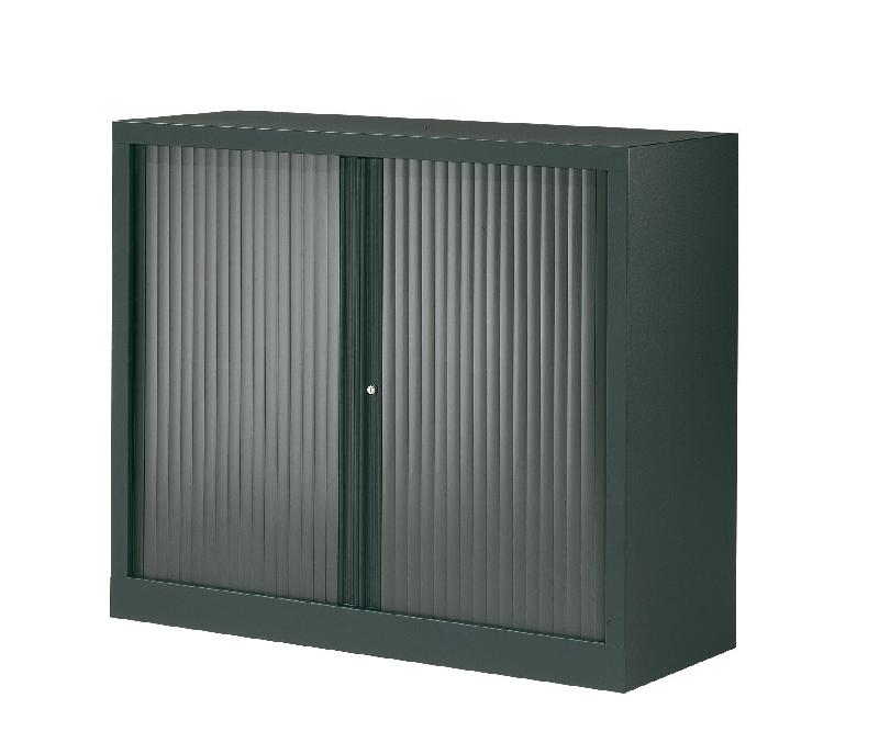 Armoire à rideaux anthracite basse l.1200 mm_0