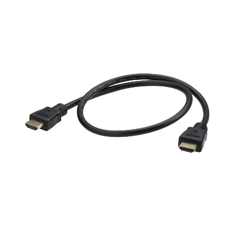 Câble HDMI True 4K haute vitesse avec Ethernet, noir, 0,6 m_0