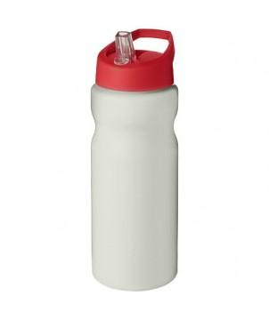 BOUTEILLE DE SPORT H2O ACTIVE ECO BASE 650ML COUVERCLE BEC VERSEUR ROUGE - GOURDES DE SPORT PUBLICITAIRES PERSONNALISÉES
