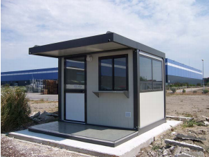 Bungalow de chantier modulaire - guérite avec configurations sur mesure et options personnalisables_0