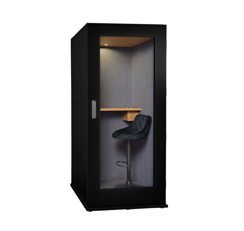 Cabine acoustique 1 personne VOX NOIR_0
