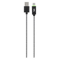CÂBLE TRESSÉ USB/ USB-C AVEC LED 2 M