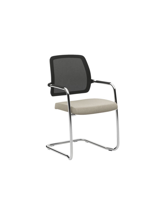 Chaise Avec une structure traîneau, un dossier en maille - Fast Guest_0