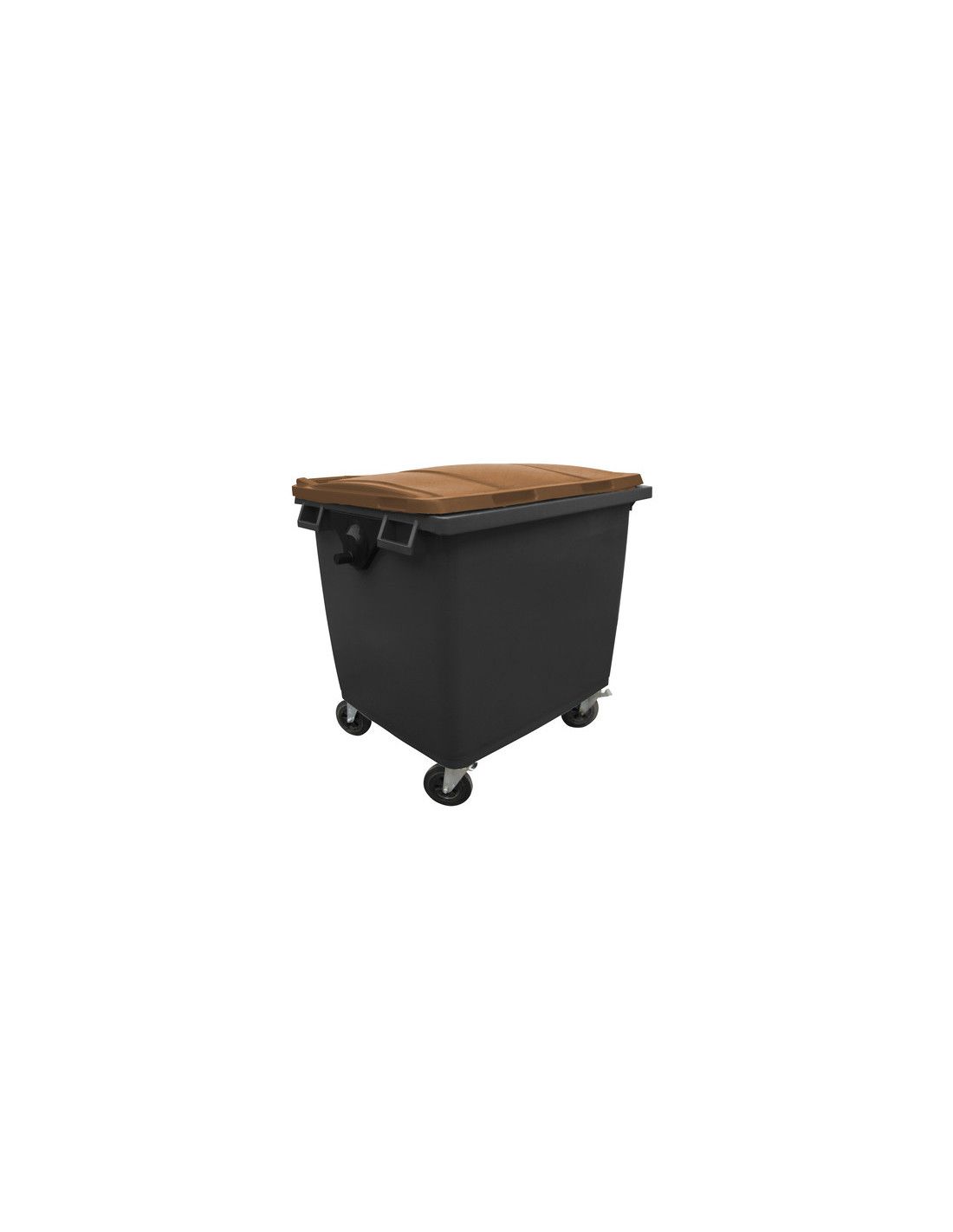Chariot à déchet - Collvert - 1000 L - PEHD injecté - 1265 x 1070 x 1295 mm - Réf. 210011GAMA_0
