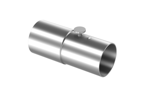 Connecteurs de flexible DN 45, 50, 60, 80 mm - Électro-galvanisé & Acier inoxydable - Pièces d'inspection JACOB_0