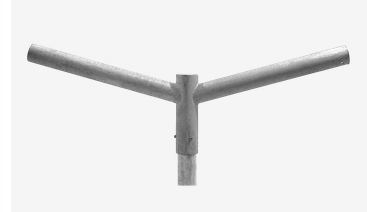 Console tubo IRAP10D - pour mât en acier S-235-JR galvanisé_0