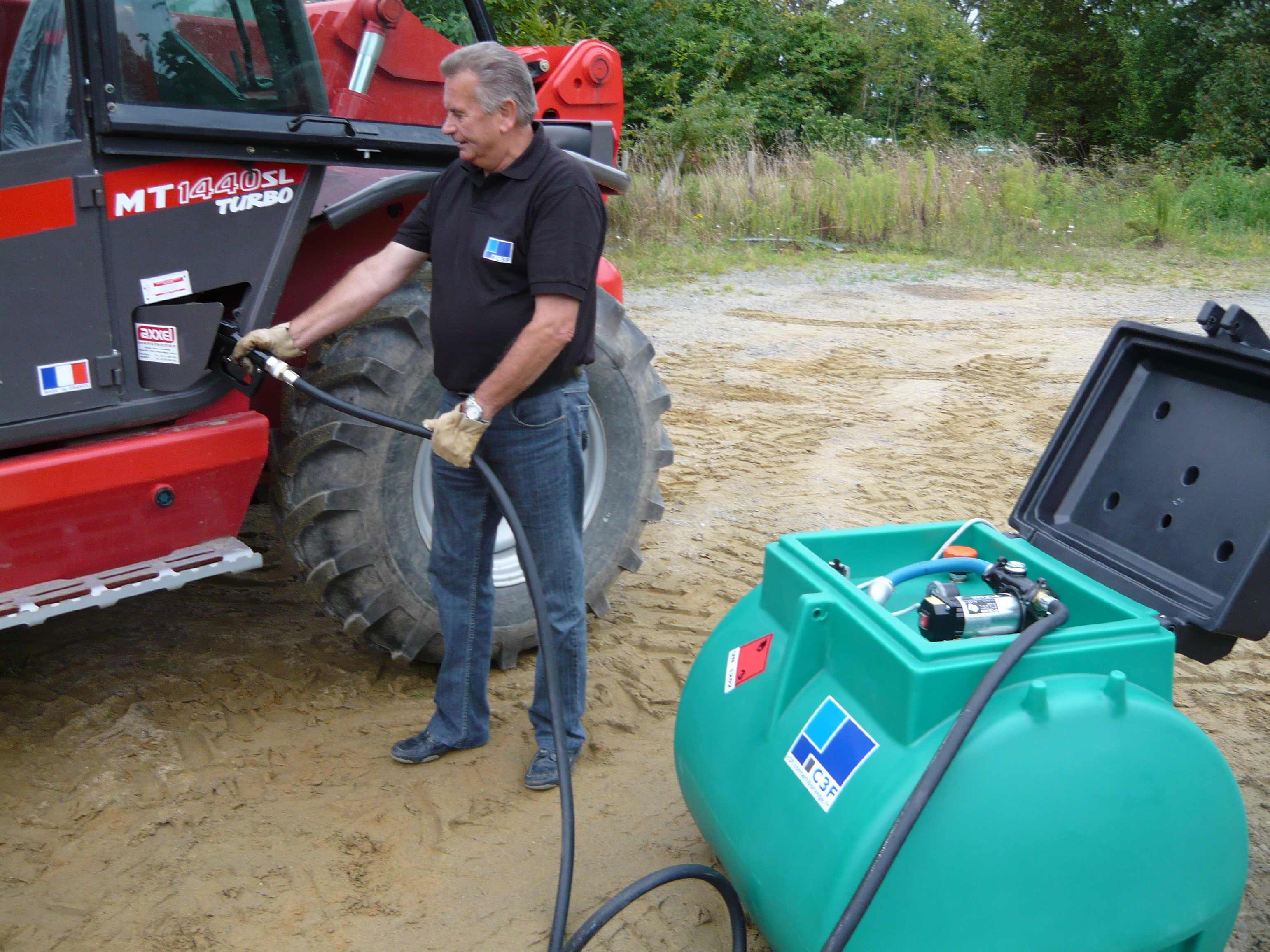 Cuve à carburant mobile de stockage et distribution - 420 litres_0