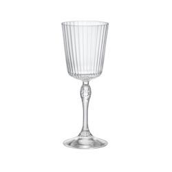 De 4 verres à pied America 25 cl -  Boite Transparent  Cristallin Bormioli Rocco - transparent 8004360092783_0