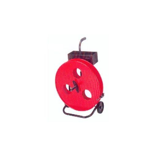 Dévidoir à feuillard MP-120-S - mobile avec roues, compatible PP PET acier, frein et bac accessoires_0