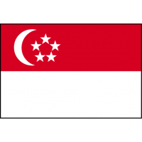 DRAPEAU SINGAPOUR : DIMENSIONS - 100 X 150 CM