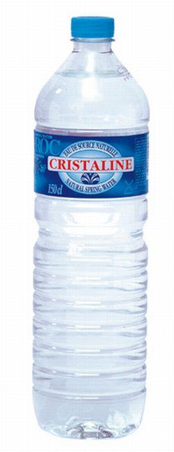 Eau de source Cristaline 1L - 12 bouteilles sur