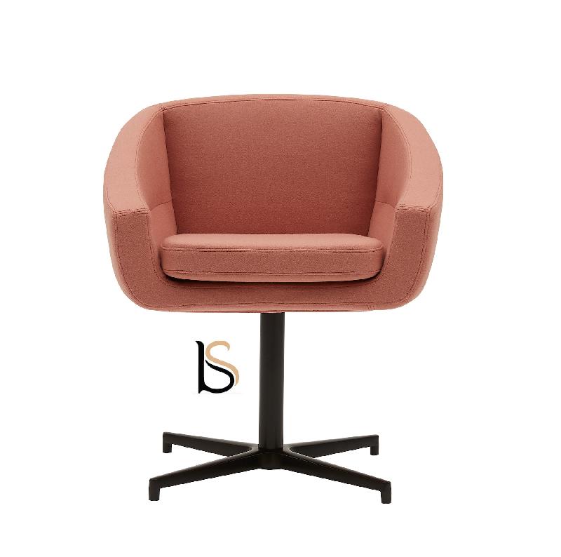 Fauteuil Aiko Swivel - SOFTLINE - Felt marron fonce 635_0