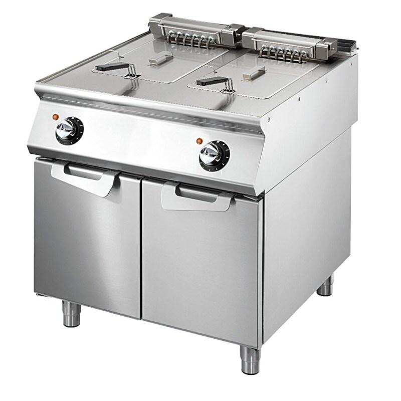 Friteuse électrique, capacité 2x 15 litres - VIRTUS - 0615402836548_0