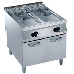 Friteuse gaz 2 cuves 15 litres - brûleurs extérieurs sur meuble - modèle G22/F30A8-N_0