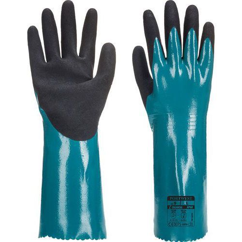 GANTS DE MANUTENTION DE PROTECTION CHIMIQUE SANDY GRIP LITE AP60 8 - PORTWEST
