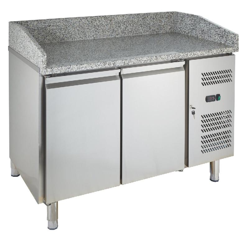 GastroHero Table à pizza ECO 2/0 - inox PZH2600TN_0