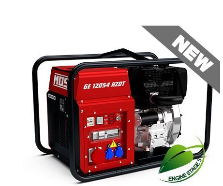 GE 12054 HZDT - Groupe électrogène diesel Hatz 1D90 - Mosa - 50 Hz - 12 kVA triphasé_0