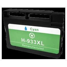 Cartouche d'encre compatible HP Officejet 6100/6600/6700 - HP933XL/CN054AE - Puce cyan 14ml H933XLC_0