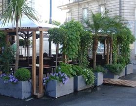 Jardinière en polypierre Polver - légère, résistante aux intempéries, pour intérieur et extérieur_0