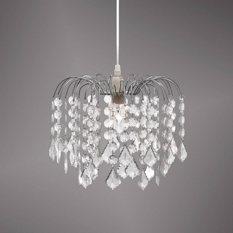 JUST LIGHT. JELLY - SUSPENSION AVEC PENDELOQUES TRANSPARENTES