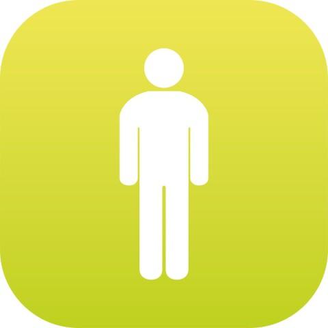 LOT DE 2 - PLAQUE PLEXI HOMME - 120 X 120 MM - VERT CLAIR