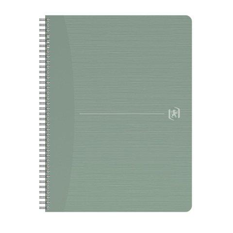 LOT DE 5 - CAHIER SPIRALE OXFORD MY REC'UP RECYCLÉ A4 21 X 29,7 CM - 5 X 5 - 180 PAGES