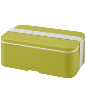 LUNCH BOX MIYO À UN BLOC - BLANC - VAISSELLE JETABLE ET INCASSABLE PERSONNALISÉE