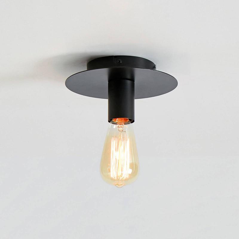 MARKSLÖJD PLAFONNIER PIATTO LAMPE À DOUILLE E27 NOIR