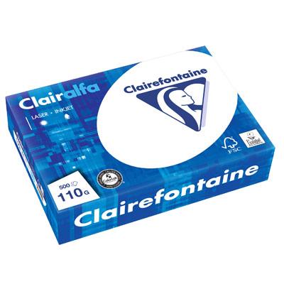 PAPIER CLAIRALFA - EXTRA BLANC - 110 G - A4 - RAMETTE DE 500 FEUILLES - LOT DE 4