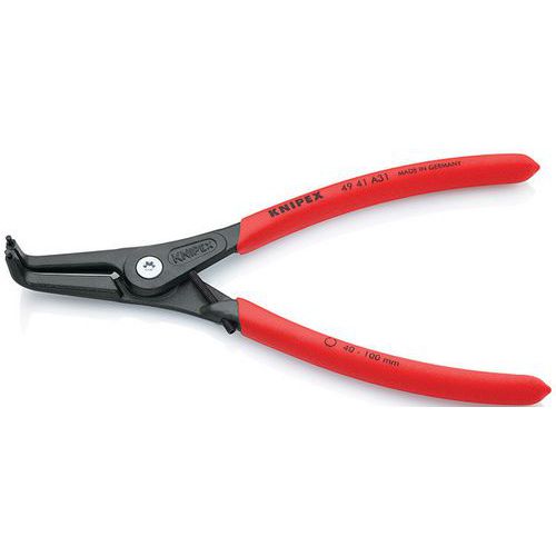 PINCE CIRCLIPS EXTÉRIEURS RÉGLABLE COUDÉE À 90° DE 40 À 100MM - 210MM - KNIPEX