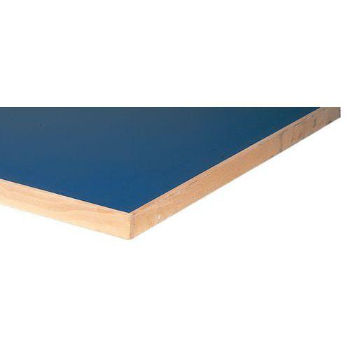 PLATEAU D'ÉTABLI BLEU LARGEUR:150 CM MAT.:FORMICA - BRAKEL