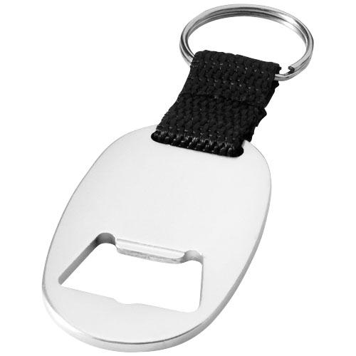 Porte-clés ouvre-bouteille Keta 11808703 - aluminium avec anneau porte-clés et attache en nylon_0