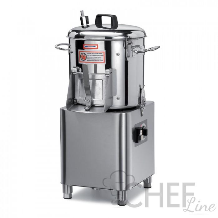 Éplucheuse professionnelle Chefook PPR 6 E MN - 6 kg / 10 L - Acier inoxydable AISI 304 - 320 tours/minute_0