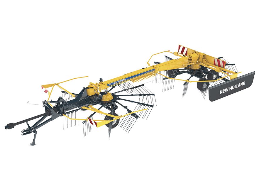 ProRotor L640T - Andaineur double rotor à dépose latérale - New Holland - 6,30 m avec réglage hydraulique et fonction Auto-Steer_0