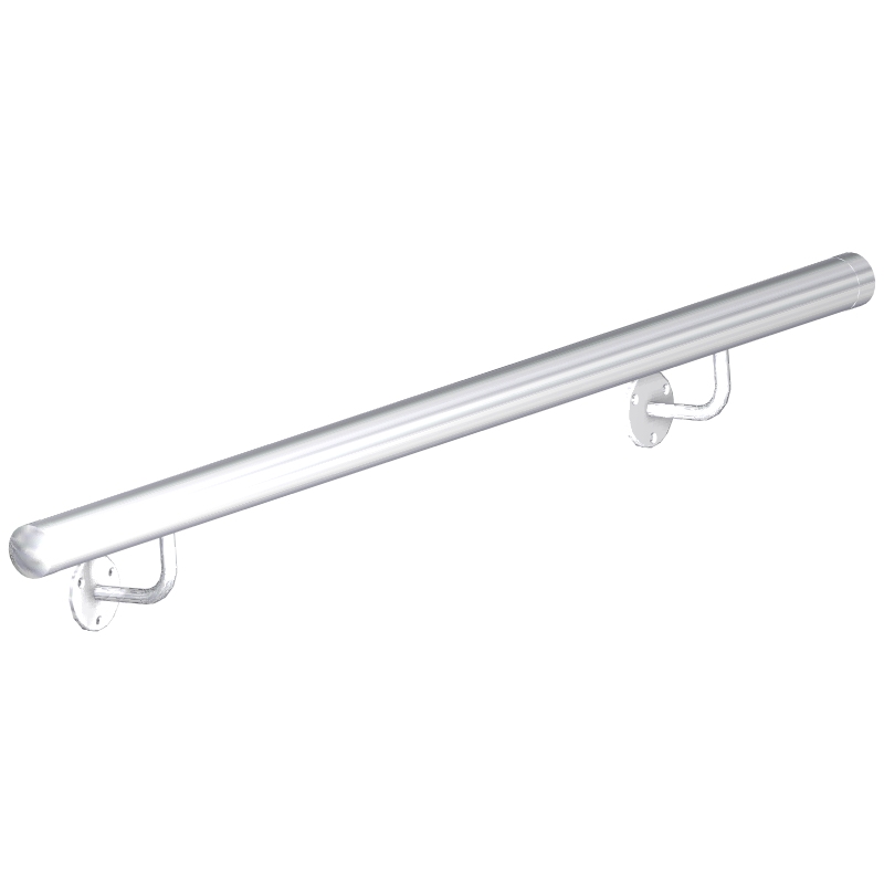 RAMPE MURALE EN INOX POLI - 2M60 À 3M