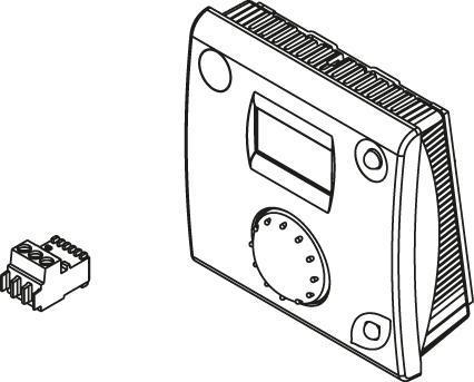 Régulation REG 54 - Sonde d'ambiance avec programme journalier - Réf 7716900711_0