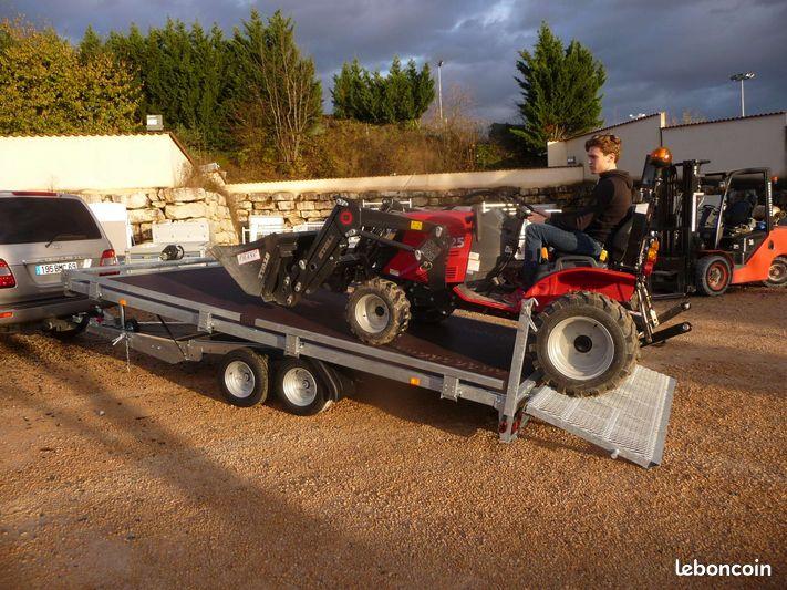 Remorque plateau basculant - Multi-usages, porte voiture - PJD_0