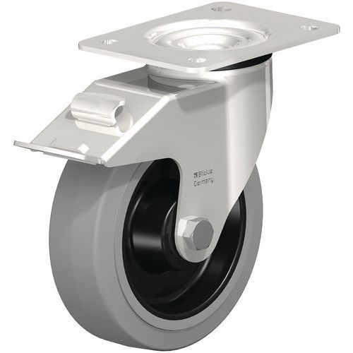 ROUE FORTES CHARGES À BANDAGE CAOUTCHOUC LEX-POEV 160XR-FI-SG - BLICKLE