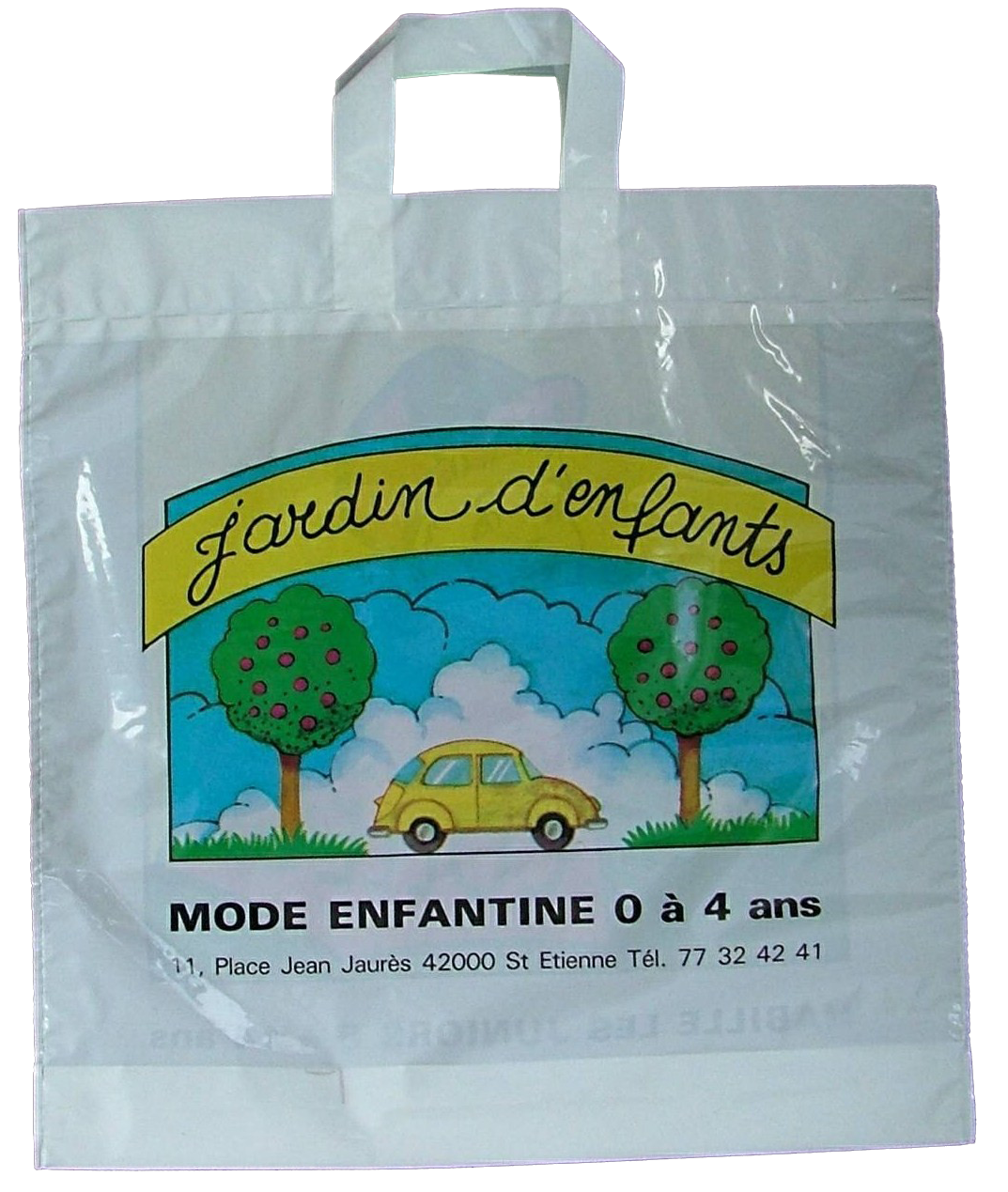 Sac plastique poignées rapportées ou anses - 50 à 100 µm, 100 % recyclables - idéal pour boutiques, événements ou thermes_0