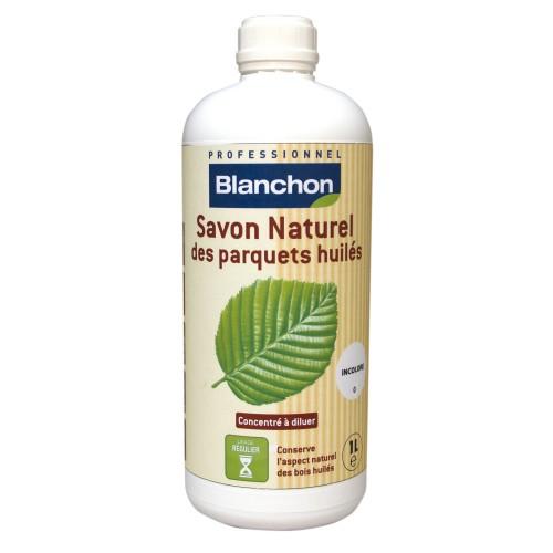 SAVON NATUREL BIOSOURCÉ POUR PARQUETS HUILÉS - BLANC - 1 LITRE BLANCHON