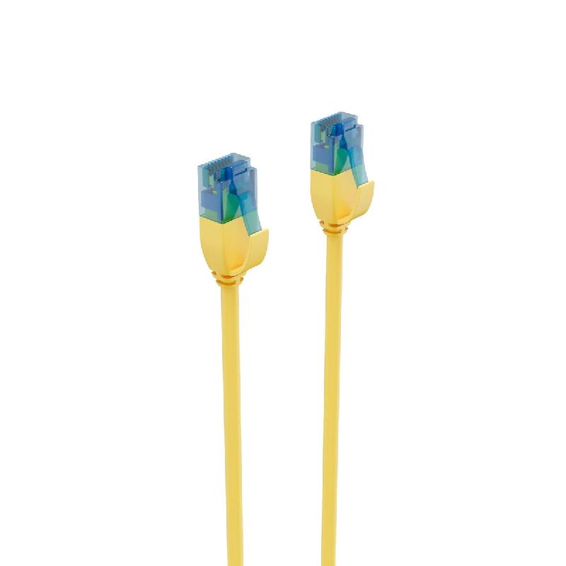 Shiverpeaks BASIC-S Câble patch slim, cat. 6, U/UTP, 2,0 m - jaune 4017538083098_0